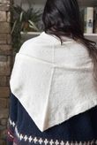 Nora Knit Shawl Ecru